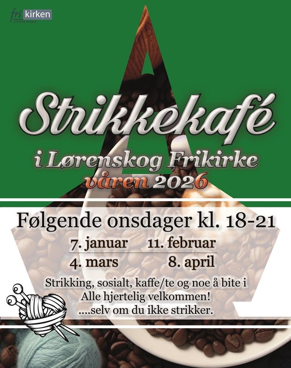 Strikkekafé våren 2026